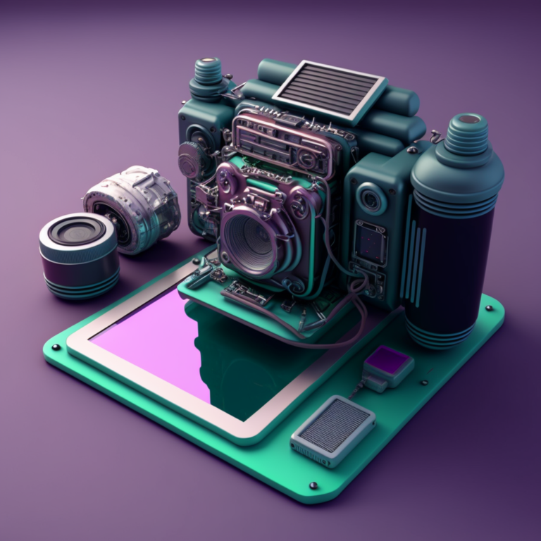 Outils journalistiques de demain, selon MidJourney.